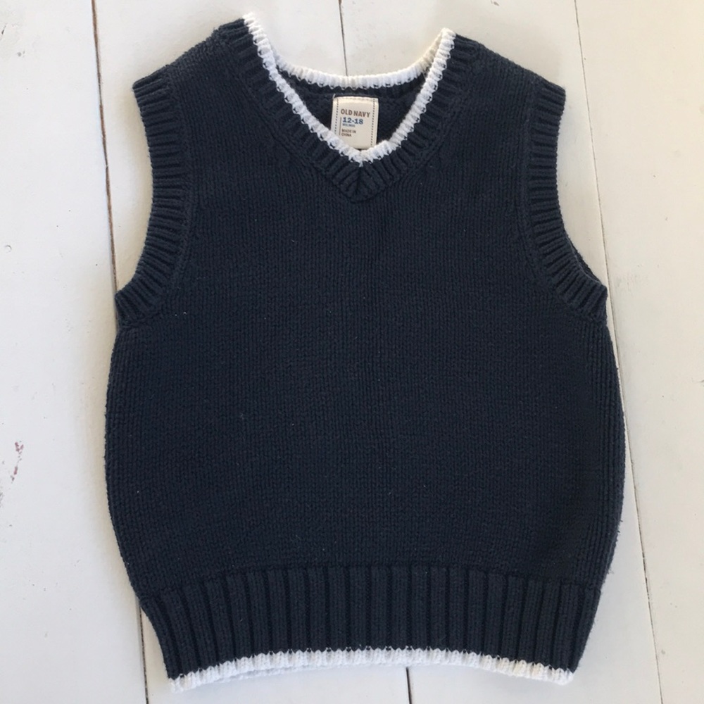 nautical toddlers boys sweater vest